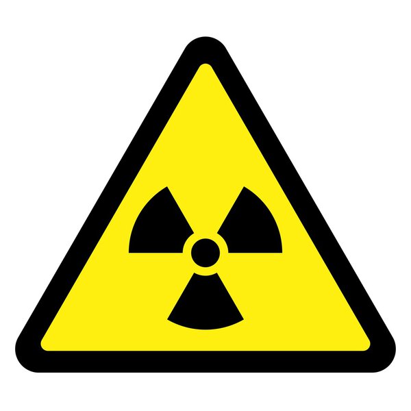Radiation Triangular Sign