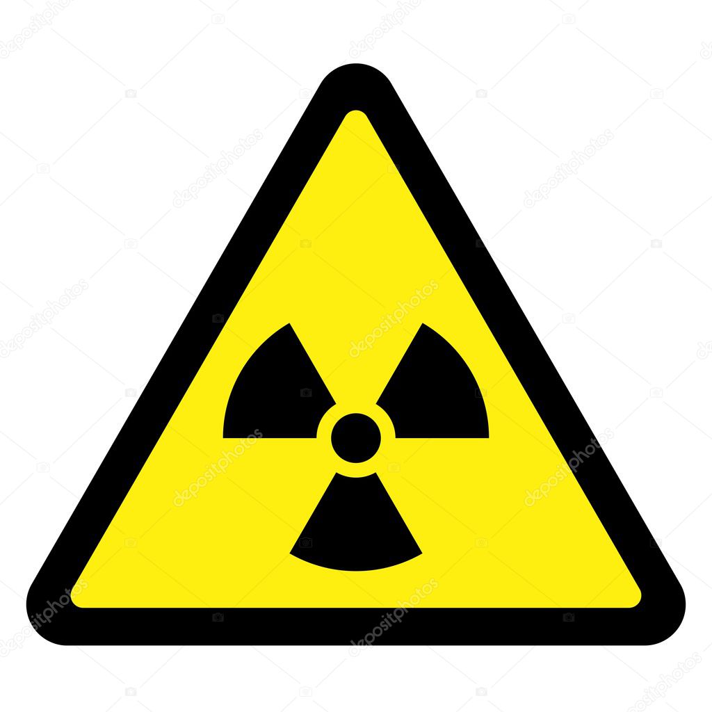 Radiation Triangular Sign