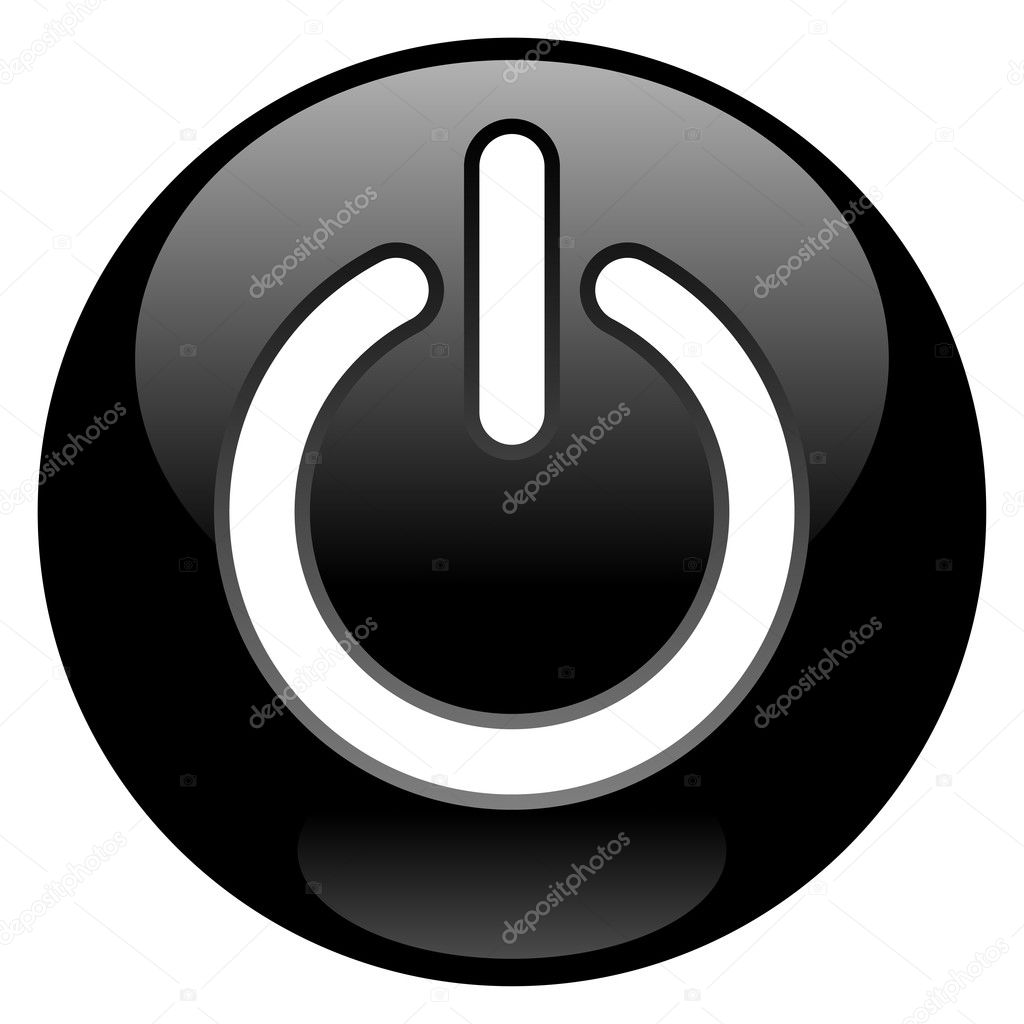 Black Power Button