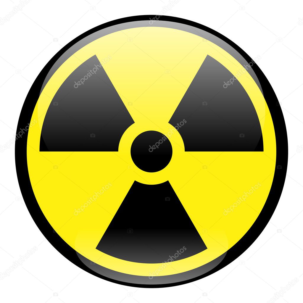Radiation Round Sign Icon