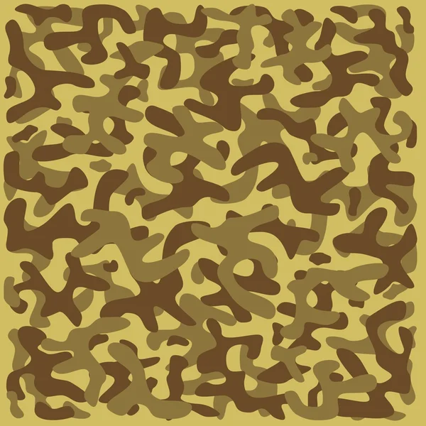 Kamouflage mönster - öken — Stock vektor