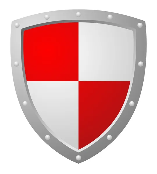 Red Shield — Stock Vector