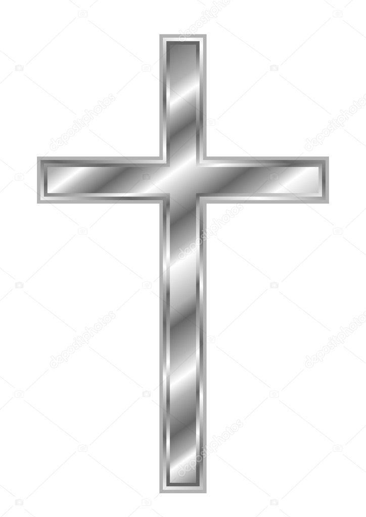 Silver Christian Cross