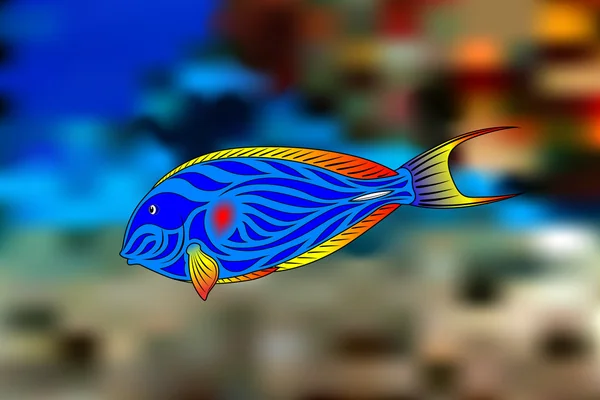 Kolorowe ryby — Wektor stockowy
