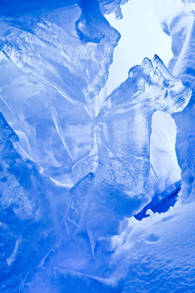 Kék jég-barlang — Stock Fotó