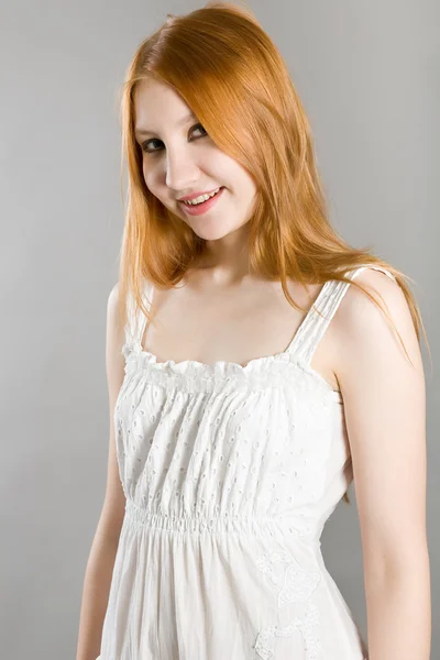 Portrait of the beautiful girl — Stock Photo, Image