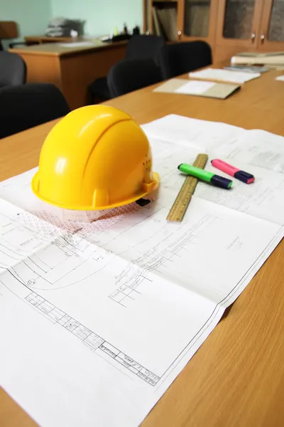 Construction plan Royalty Free Stock Images