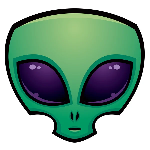 Icône de tête extraterrestre — Image vectorielle