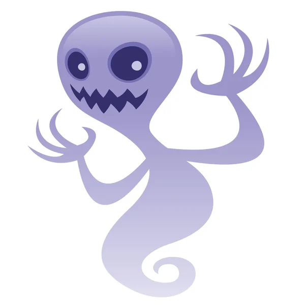 Grinning Ghost — Stock Vector