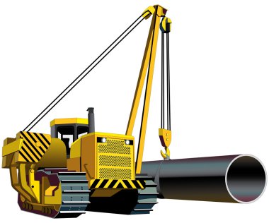 Pipelayer clipart