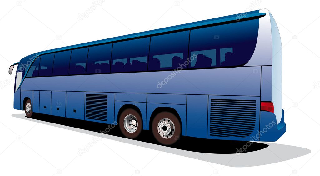 Large tourist's bus