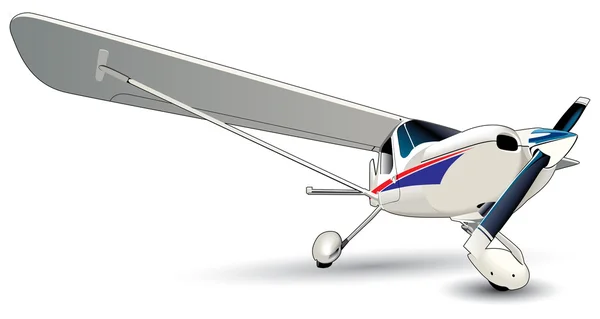 Современный самолет — стоковый вектор