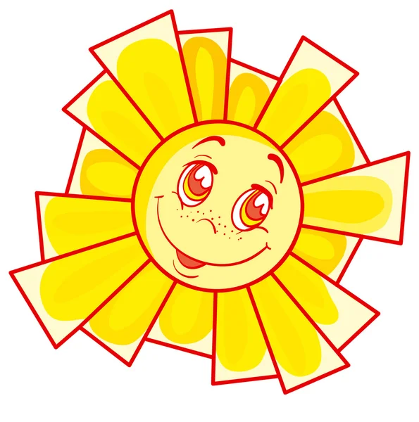 Solen – Stock-vektor