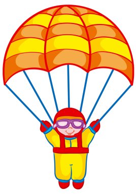 Skydiver clipart