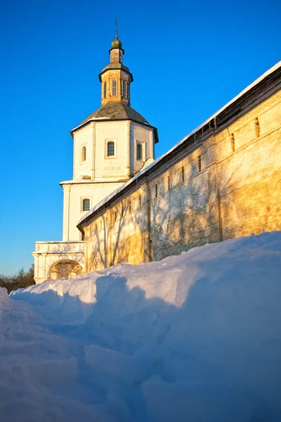 일몰 빛 교회 — 스톡 사진