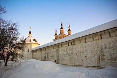 Monastery wall clipart