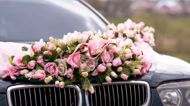 Wedding car clipart