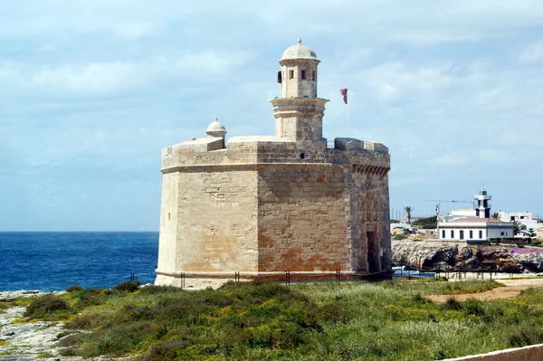Μύλος στη menorca, Βαλεαρίδες Νήσους, στην Ισπανία — Φωτογραφία Αρχείου