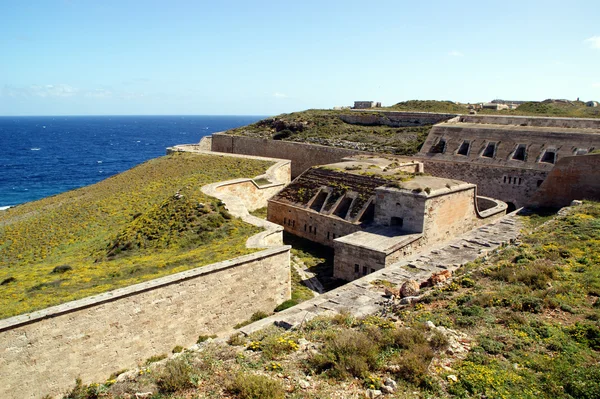 Fortificação LA MOLA-Menorca-Baleares-Espanha — Fotografia de Stock