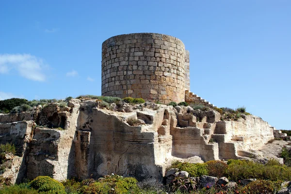Фортификация LA MOLA-Menorca-Baleares-Spain — стоковое фото