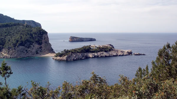 Výhled na ostrov ibiza, islas bale — Stock fotografie
