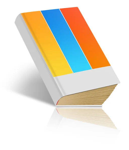 Illustration des Buches auf weißem Hintergrund — Stockfoto