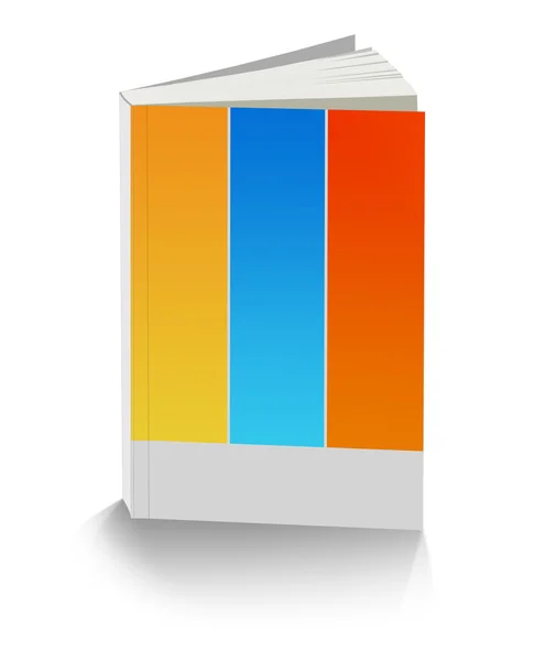 백색 backgroun에 책의 삽화 — 스톡 사진