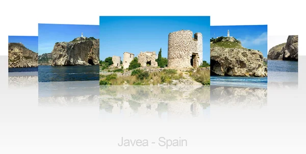 Collezione di immagini della città Javea — Foto Stock