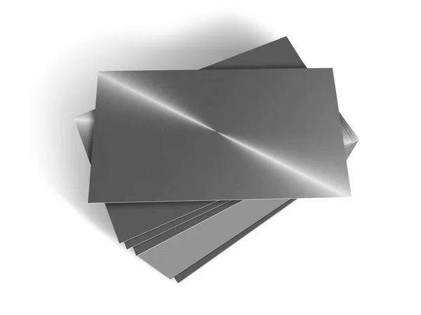 Lastre metalliche impilate — Foto Stock