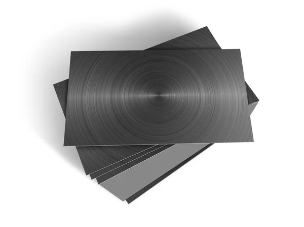 Stacked metal plates — Stock Photo, Image