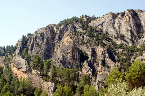 River szurdok cabriel, természeti park, Spanyolország — Stock Fotó