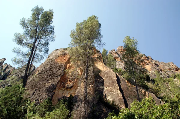 Desfiladeiros do rio Cabriel, parque natural em Espanha — Fotografia de Stock