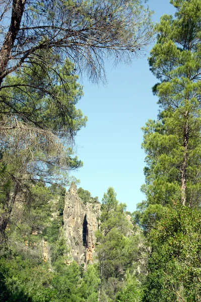 stock image River gorges Cabriel,natural park in Spain