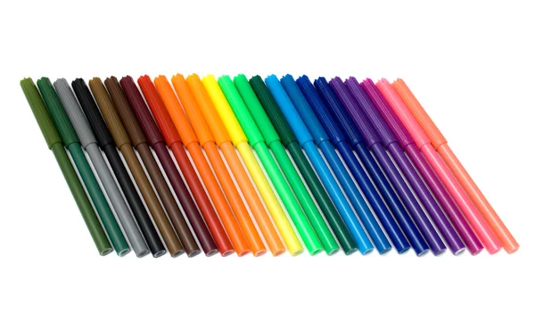Цветные ручки для наконечников — стоковое фото