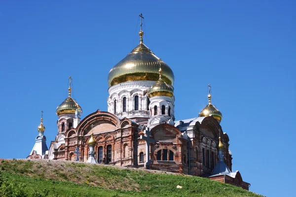 Belogorsky st. nicholas i Kloster — Stockfoto