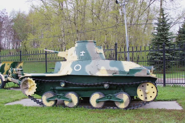 Танковый памятник в музее военной техники — стоковое фото