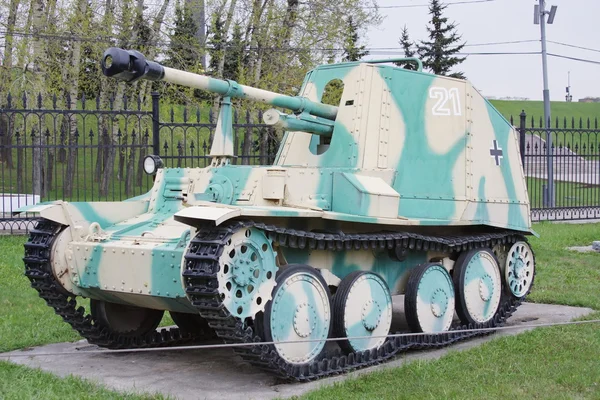 Pomník tanku v muzeu vojenské techniky — Stock fotografie