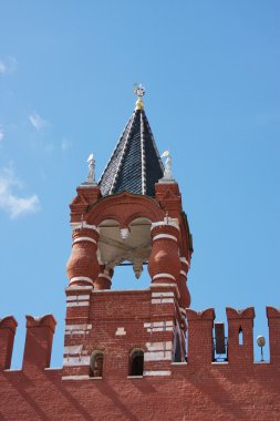 kırmızı alanın üzerine bina Moskova kremlin