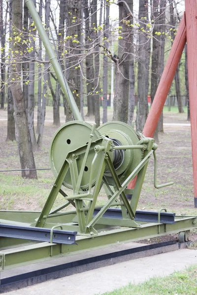 柴油车的军事技术在莫斯科博物馆 — 图库照片