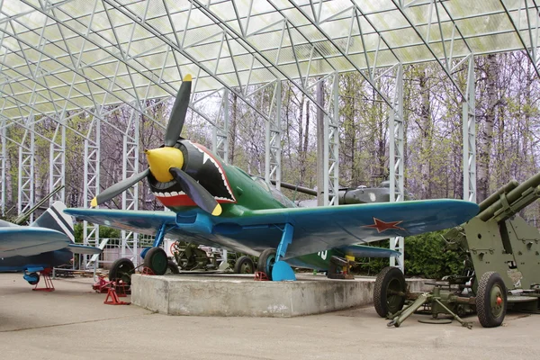 Flygplan i museet av militär teknik — Stockfoto