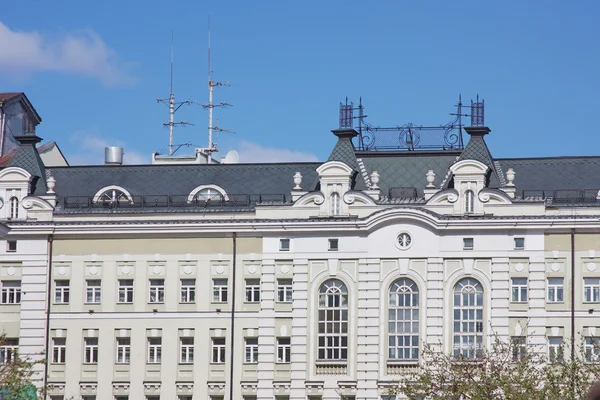 Ett fragment av vacker byggnad är i Moskva — Stockfoto