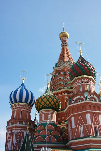 Kathedrale der Abdeckung unserer Dame auf dem roten Platz in Moskau — Stockfoto