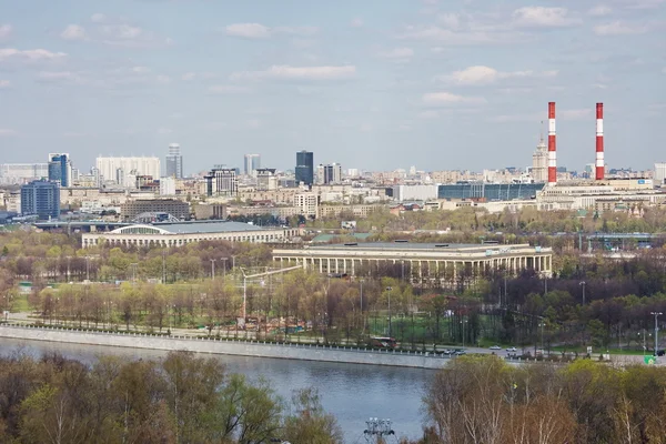 Moskova'da güzel şehir manzarası var — Stok fotoğraf