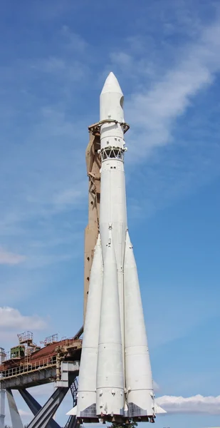Cohete en una zona de la ciudad Moscú — Foto de Stock