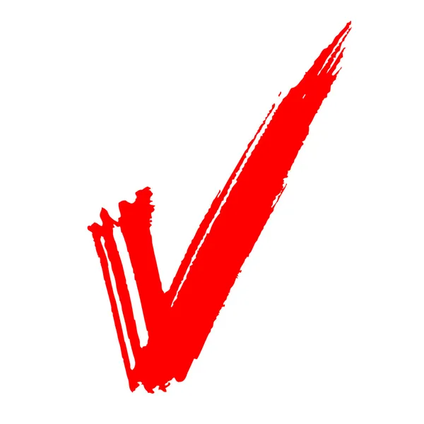 Piros festett ketyeg — Stock Vector