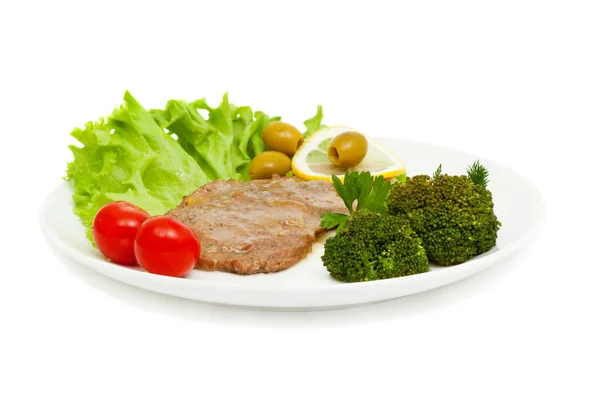 Escalope of veal — Stock Photo, Image