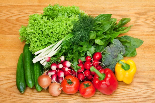 Смесь свежих овощей — стоковое фото