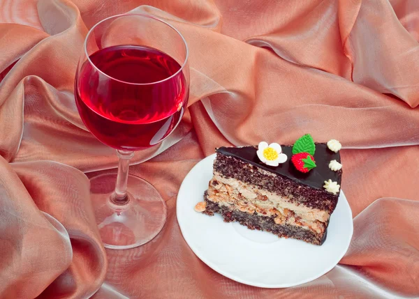 Romantisches Dessert — Stockfoto