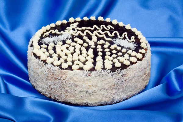 Gâteau au chocolat et noix de coco — Photo