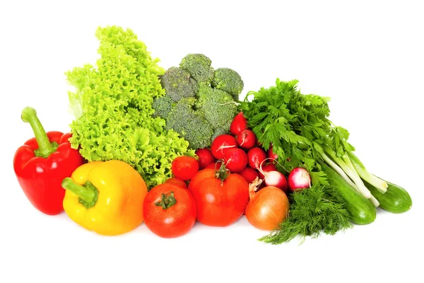 Blandning av färska grönsaker — Stockfoto
